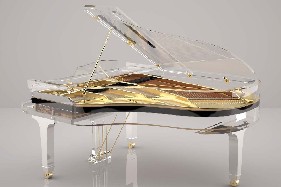 Crystal iDyllic Transparent Grand Piano